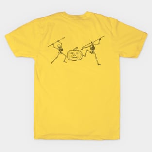 Pumpkin vs Skeletons T-Shirt